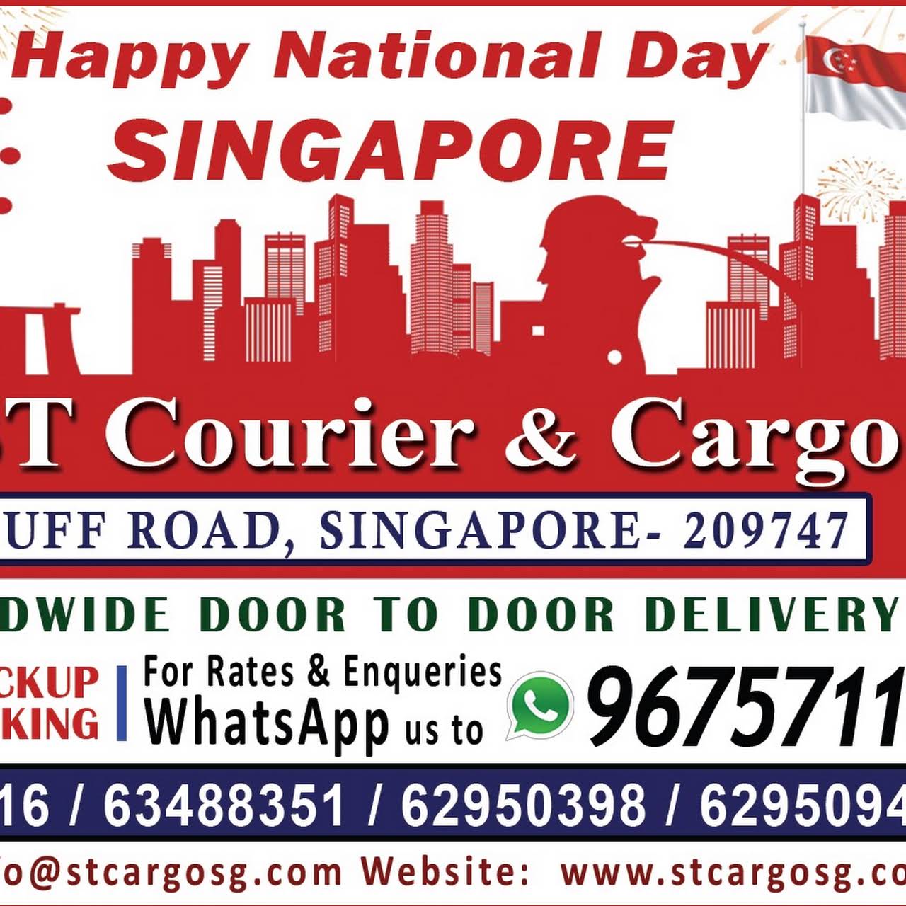 S T Cargo Agencies Pte Ltd Worldwide Door To Door Cargo Courier Delivery Services