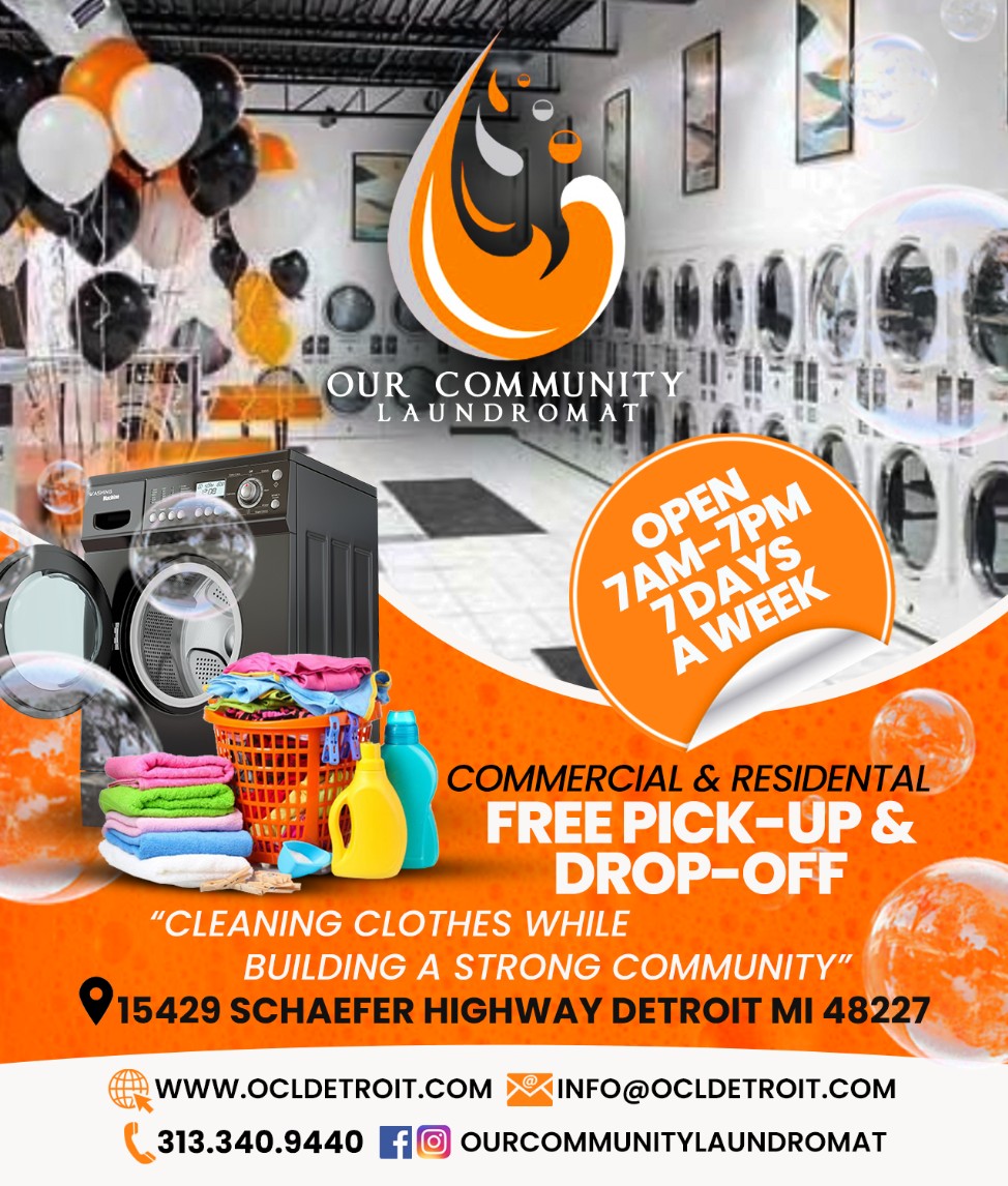 OUR COMMUNITY LAUNDROMAT laundromat interior in Detroit, MI