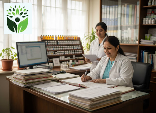 At Dr. Vaishali Sagar- Homeopathic Clinic in New Rajinder Nagar, New Delhi, every patient file te…