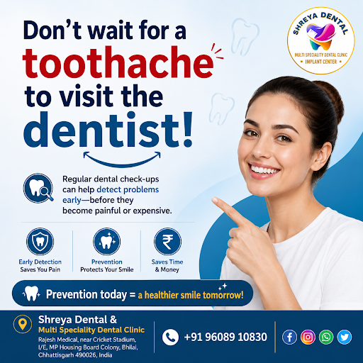 Don’t wait for a toothache to visit the dentist!  post image