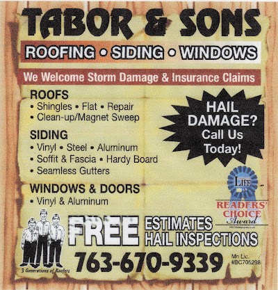 Tabor & Sons Roofing And Siding