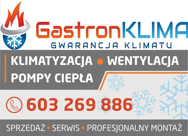 Numer telefony do GastronKLIMA - Klimatyzacja Pompy Ciepła Wentylacja Rekuperacja Serwis Radom