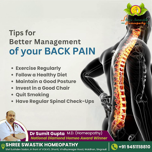 To manage back pain, maintain good posture, stay active with low impact exercises, strengthen you… post image