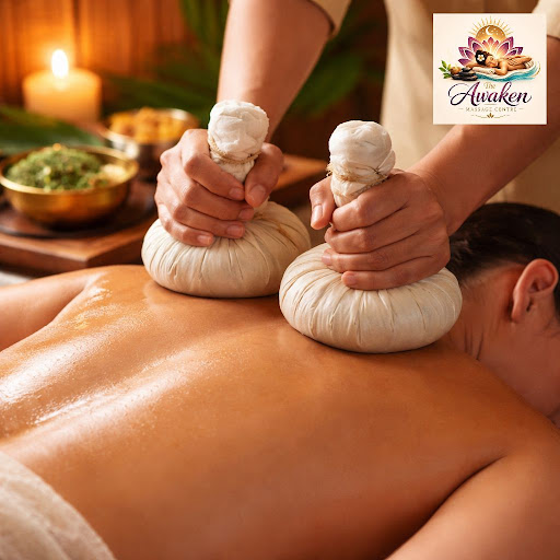 Experience the healing power of traditional Kizhi herbal poultice therapy at The Awaken Massage C… post image