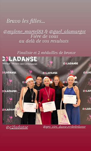 Heures d'ouverture de Ecole de danse "Pro Vies Danse"