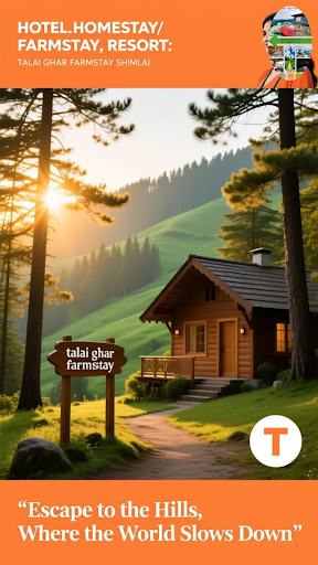 Escape to serenity at Talai Ghar Farmstay Shimla, where lush green valleys and misty hills await!… post image