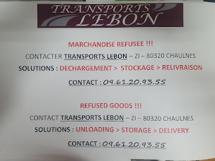 Photo n°4 de TRANSPORTS LEBON dépôt 1 à Chaulnes (Société de transport routier)