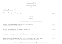 Menu Restaurant La Folie Tarbouriech Page 4