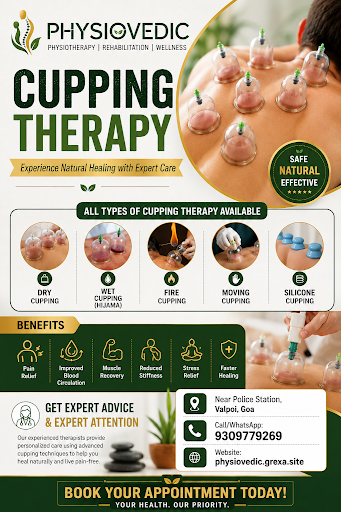 Cupping therapy, sports injury, gym injury, body stiffness. post image