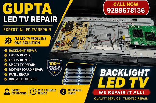 Gupta LED TV Repair offers expert LED, LCD and Smart TV repair services including backlight repai… post image