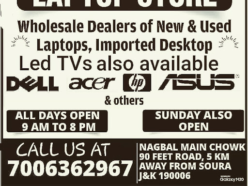 20% discount on New Laptops.Asus.Dell,Hp.Lenovo,Acer. All Brands available in Dualcore,Quadcore,i… post image