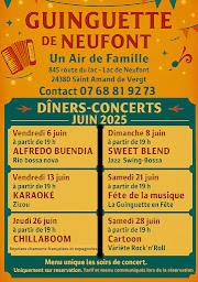 Photo n°4 de La Guinguette de Neufont à Saint-Amand-de-Vergt (Restaurant français)