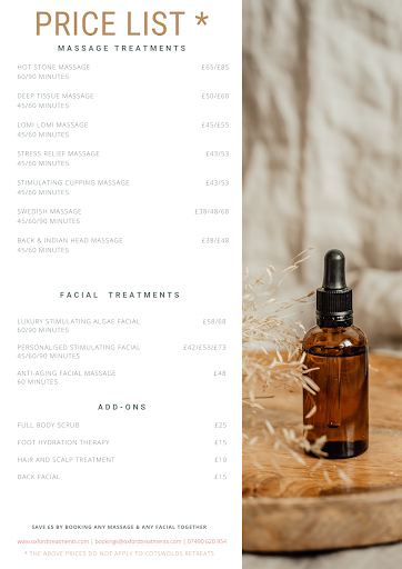 Oxford Treatments (Massage & Beauty)
