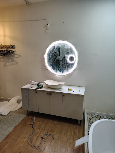 LED MIRROR with frame installation your home in gurugram best price post image