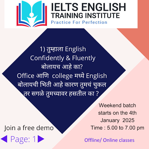 IELTS English Training Institute, Kale Padal, Hadapsar, Pune 