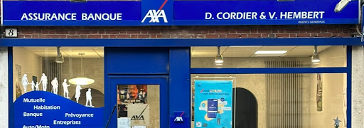 AXA Assurance et Banque Amiens Cordier Et Hembert Logo