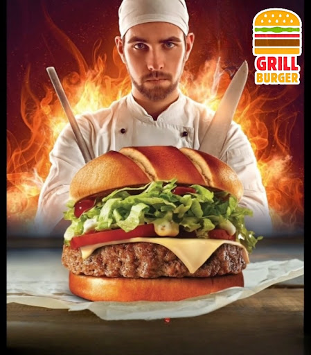 Photo 4 - Grill Burger Merville - Cuisson à la flamme