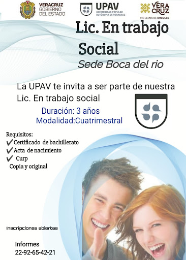 Universidad Popular Autonoma de Veracruz (UPAV) - sede Boca del Rio - Licenciatura en trabajo social - Thumbnail