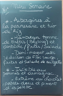 Menu L' Auberge du cassou Page 3