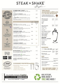 Menu Steak'n Shake Page 2