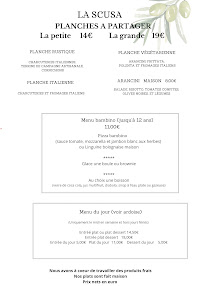 Menu La Scusa - Restaurant et pizzeria à Pont Péan Page 2