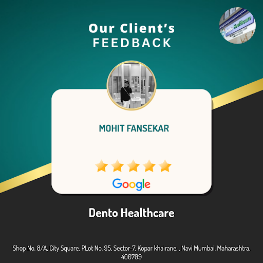 "MOHIT FANSEKAR raves about his exceptional experience at Dento Healthcare in Navi Mumbai! He lov… post image