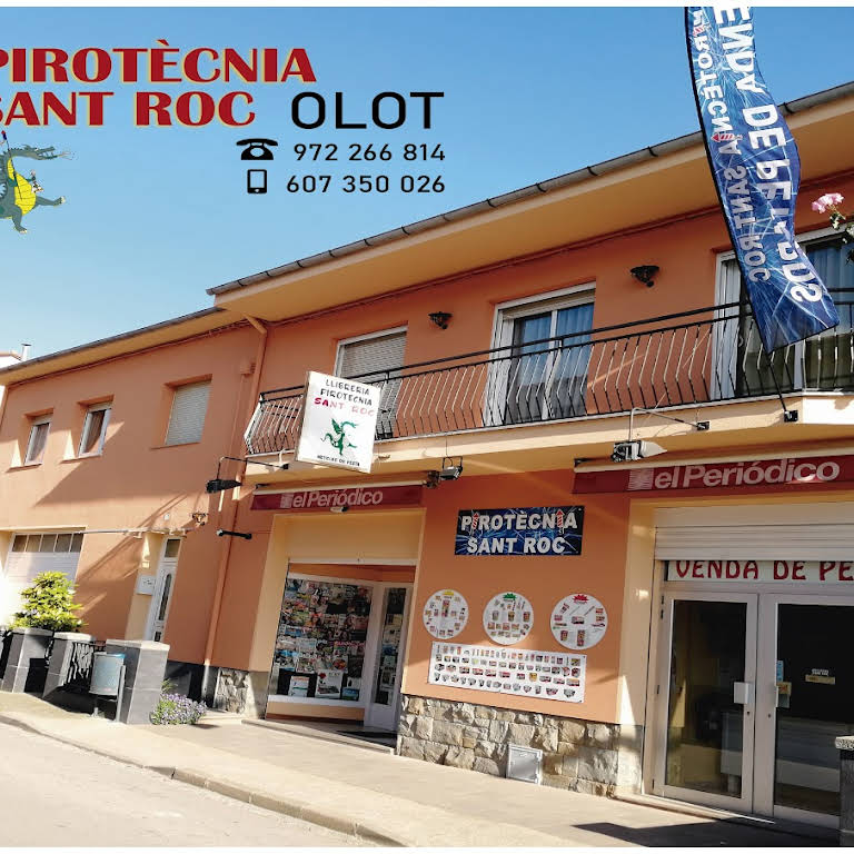 Equipo de disparo para fuego frio 4 Unds Pirotecnia Sant Roc