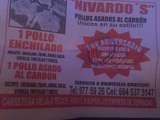 Pollos asados al carbón “NIVARDO’S” - Thumbnail