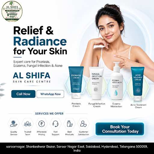 Visit AL Shifa Skin Care Centre for expert doctor consultations on psoriasis, eczema, fungal infe… post image