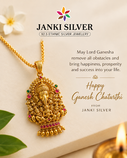 Happy Ganesh Chaturthi from Janki silver