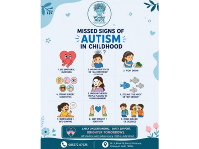 Autism doesn't always appear in obvious ways. Some signs can be subtle and easily overlooked, esp… post image