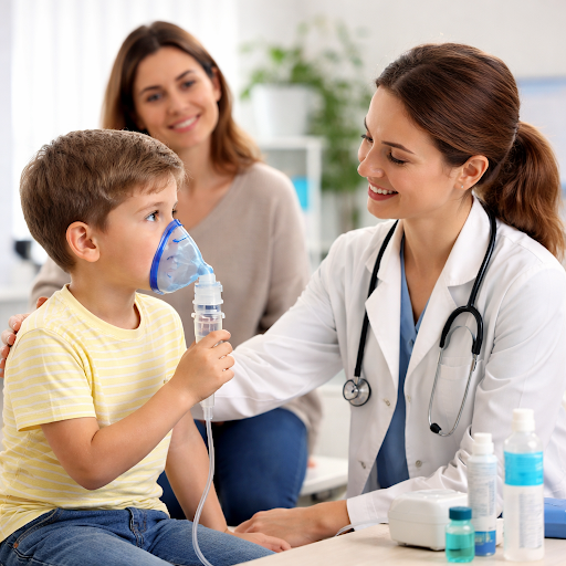 Worried about your child’s frequent cough, wheezing, or breathing trouble? At Dr Divya Agarwal’s…