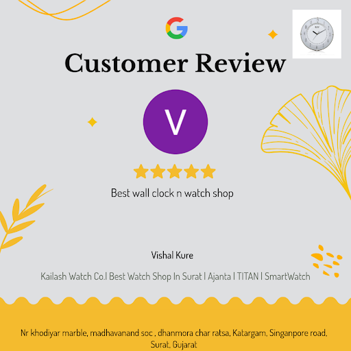 Vishal's experience at Kailash Watch Co. in Surat was exceptional! He loved the expert guidance o… post image
