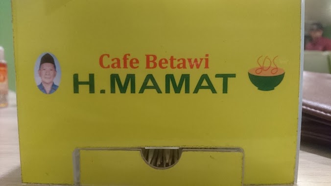 Soto Betawi Haji Mamat, Author: Rahardiyan Ferdinanto