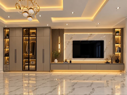 ✨ Modern TV Unit Design & Living Room Interior in Mumbai post image