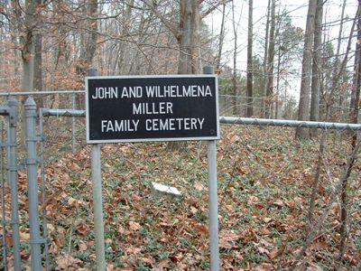 John and Wilhelmina Miller Family Cemetery - Thumbnail