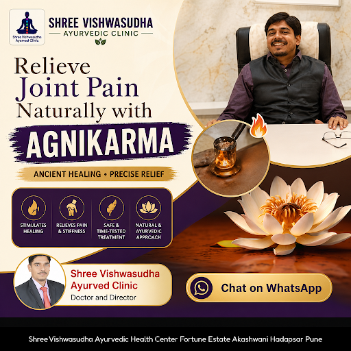 Shree Vishwasudha Ayurvedic Clinic offers authentic Ayurvedic treatments including Agnikarma ther… post image