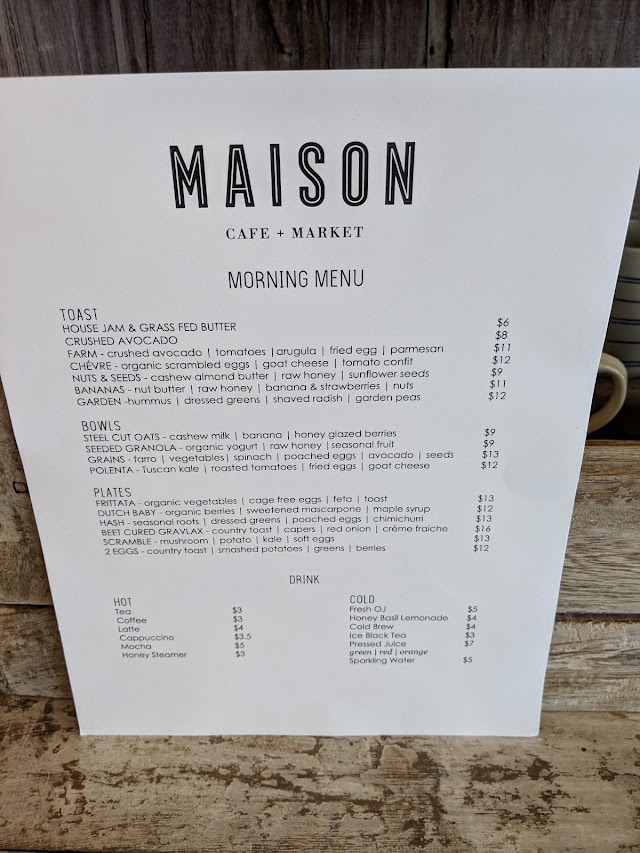 Maison Cafe + Market