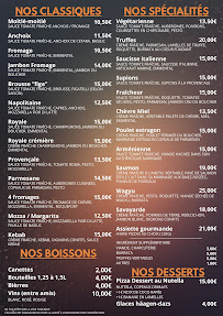 Menu Scuderia Pizzeria Endoume Page 1
