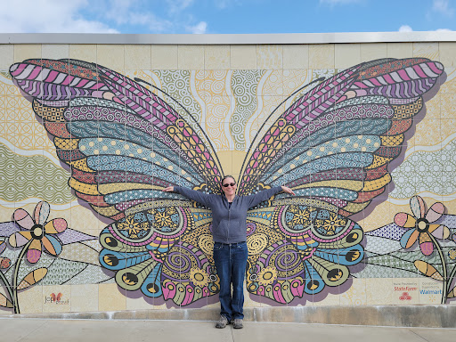 On the Wings of Butterflies Mural - Thumbnail