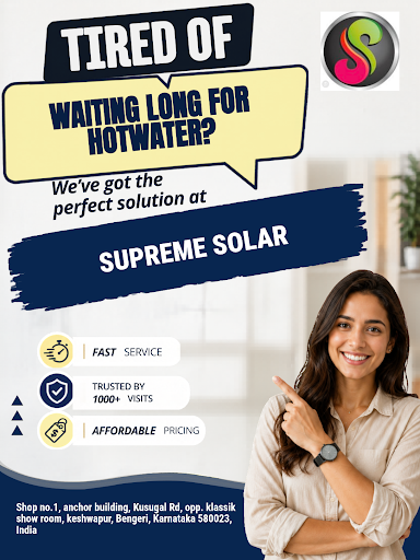Supreme Solar is a trusted solar hot water manufacturer and supplier, offering efficient solar wa… post image