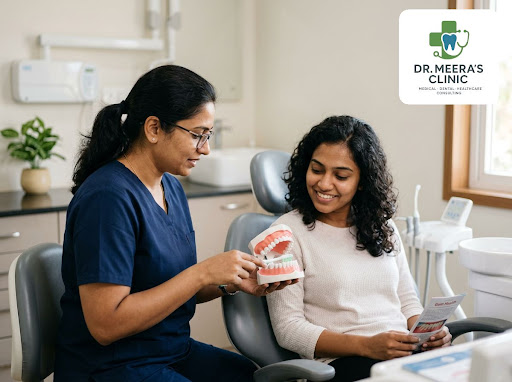 Bleeding gums, bad breath or loose teeth can be early signs of gum disease. At Dr. Meera’s Clinic… post image