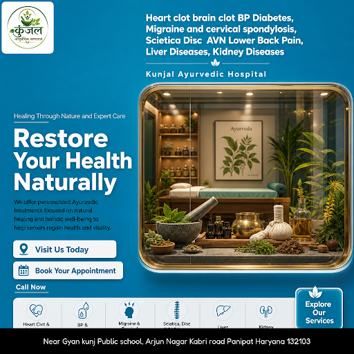 Kunjal Ayurvedic Hospital in Panipat offers expert Ayurvedic treatment for heart clots, brain clo… post image
