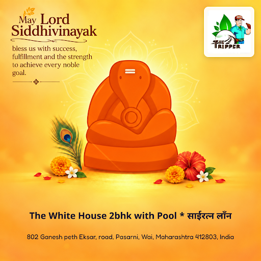 Celebrate Ganpati 2026 at the white house wai, a serene villa with a pool, lawn, and private dini… post image