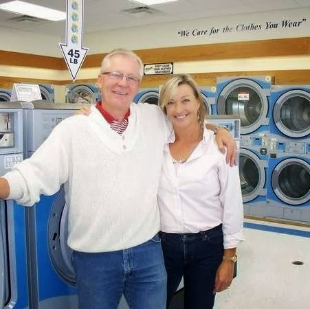 Garden Island Laundromat and Tanning laundromat interior in Rockland, ME