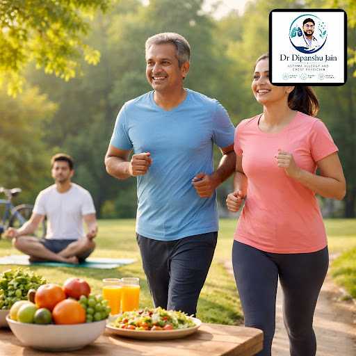 Breathing easy starts with the right daily habits. At the clinic of Dr Dipanshu Jain in Mansarova… post image