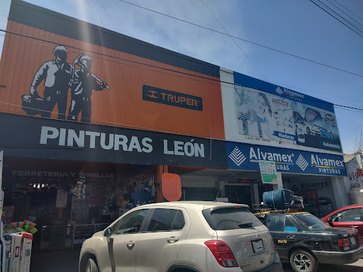 FERRETERIA Y PINTURAS "EL LEÓN" Logo