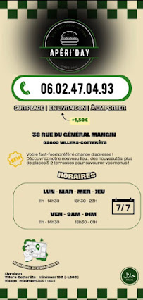 Menu Apéri'Day Page 3