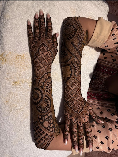 Bridal mehandi back full traditional mehandi designs
