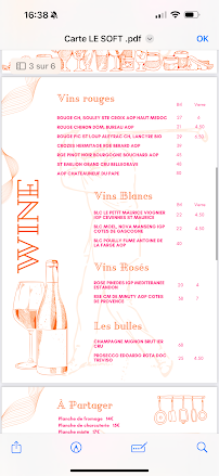 Menu LE SOFT mini golf et restaurant Page 4